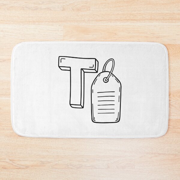 Item preview, An illustration of letter T stands for Tag designed and sold by rasagamastore.