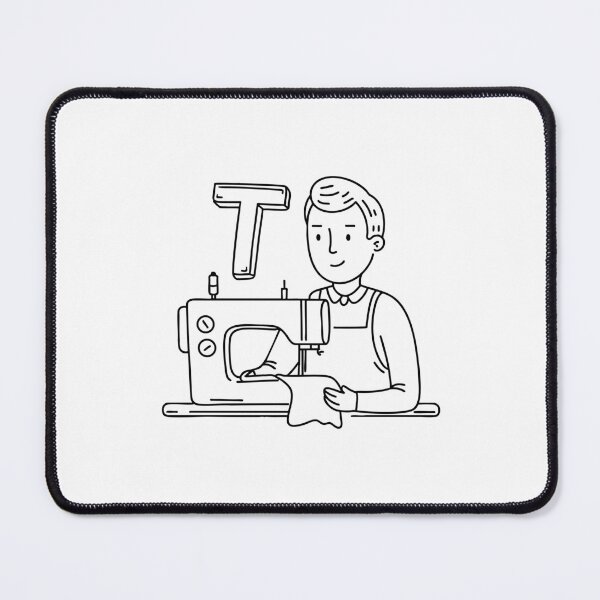 Item preview, An illustration of letter T stands for Tailor designed and sold by rasagamastore.