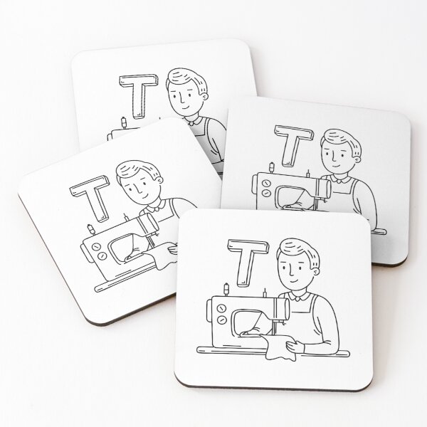 Item preview, An illustration of letter T stands for Tailor designed and sold by rasagamastore.