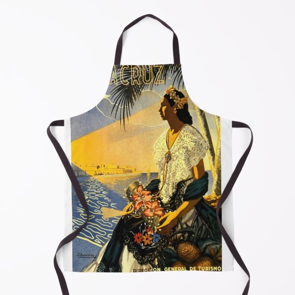 Item preview, Vintage Veracruz Travel Poster | Art Deco Style | Mexican Culture & Coastal Beauty | Sunset Scene | Decorative Wall Art designed and sold by artofuniverse.