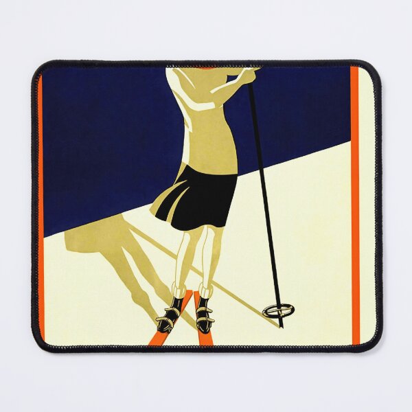 Item preview, Vintage Ski Poster | Sainte-Croix & Les Rasses | Art Deco Style | Jura Mountains Switzerland | Winter Sports Travel Art designed and sold by artofuniverse.