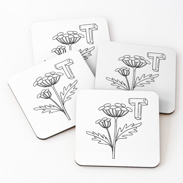 Item preview, An illustration of letter T stands for Tansy designed and sold by rasagamastore.