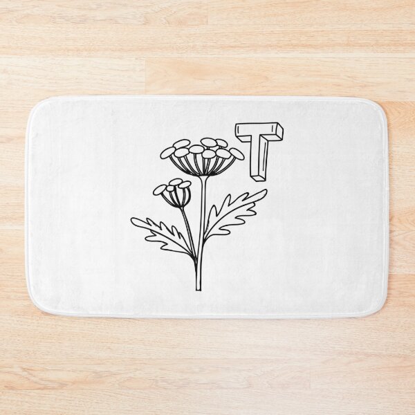 Item preview, An illustration of letter T stands for Tansy designed and sold by rasagamastore.