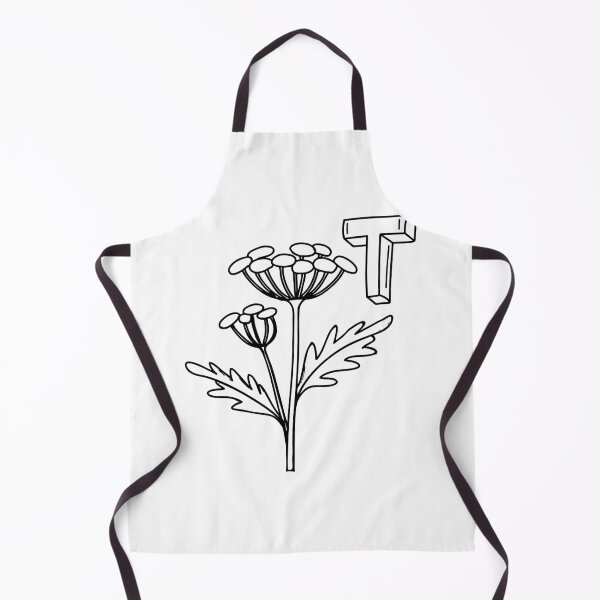 Item preview, An illustration of letter T stands for Tansy designed and sold by rasagamastore.