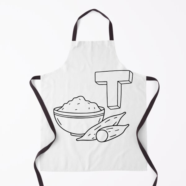 Item preview, An illustration of letter T stands for Tapioca designed and sold by rasagamastore.