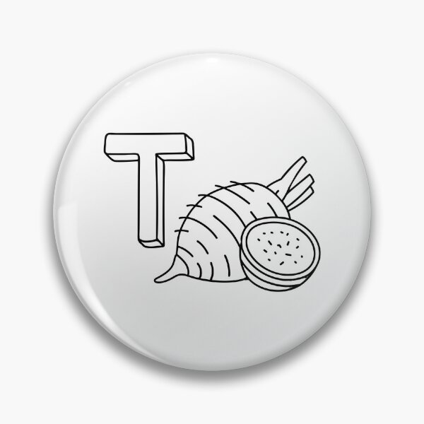 Item preview, An illustration of letter T stands for Taro designed and sold by rasagamastore.