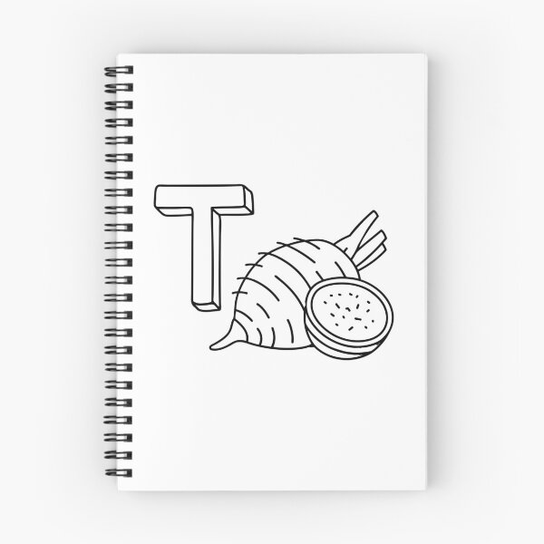 Item preview, An illustration of letter T stands for Taro designed and sold by rasagamastore.
