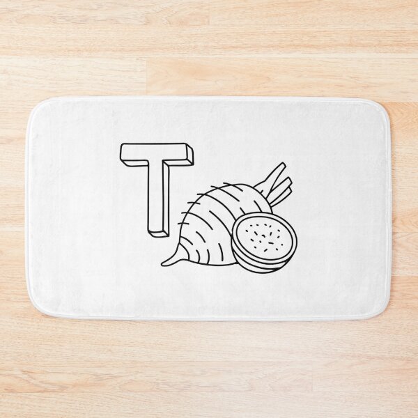 Item preview, An illustration of letter T stands for Taro designed and sold by rasagamastore.