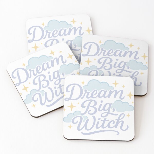 Item preview, Dream Big Witch Inspirational Art designed and sold by Trendy Sticker & Merch Collection - Express Yourself.