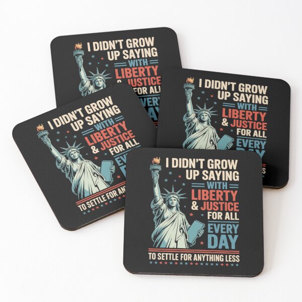 Item preview,  I Didn'T Grow Up Saying With Liberty Justice For All  designed and sold by Patricsselin.