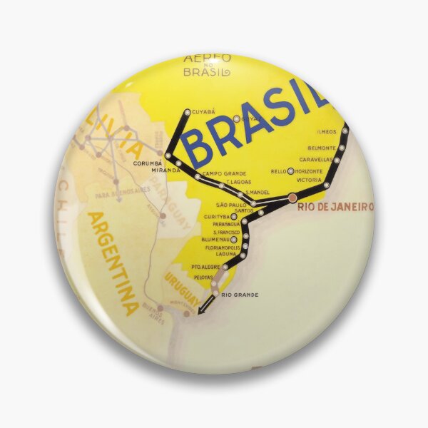 Item preview, Vintage Art Deco Travel Poster | Linhas Aéreas Condor | South America Map & Routes | Brazil Aviation History | 1930s Airline designed and sold by artofuniverse.