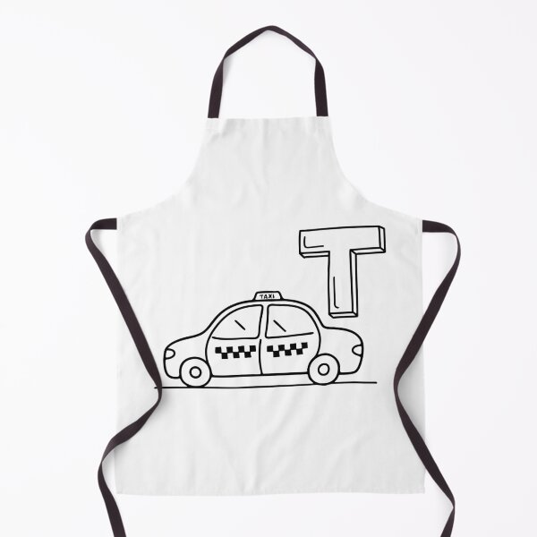 Item preview, An illustration of letter T stands for Taxi designed and sold by rasagamastore.