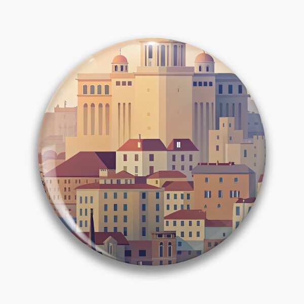 Item preview,  Minimalist skyline of Marseille designed and sold by paulrommer.