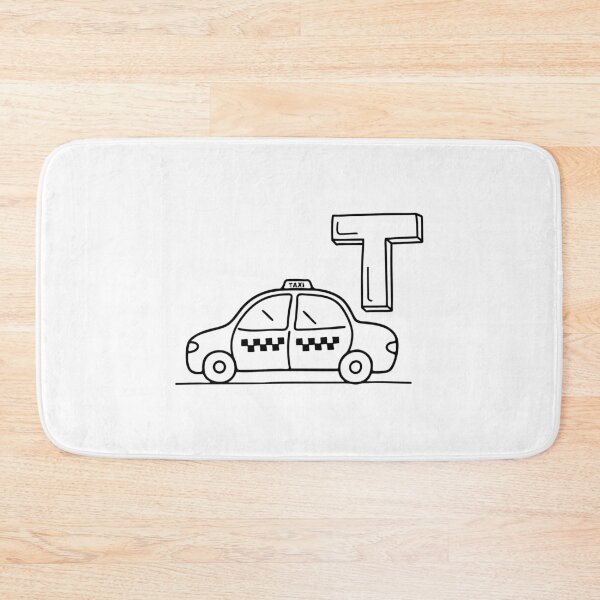 Item preview, An illustration of letter T stands for Taxi designed and sold by rasagamastore.