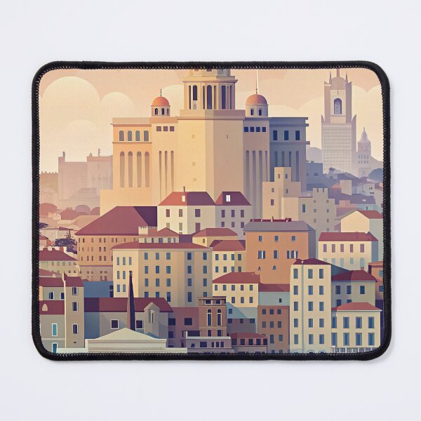 Item preview, Minimalist skyline of Marseille designed and sold by paulrommer.