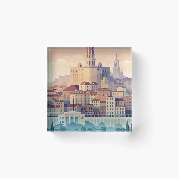 Item preview,  Minimalist skyline of Marseille designed and sold by paulrommer.