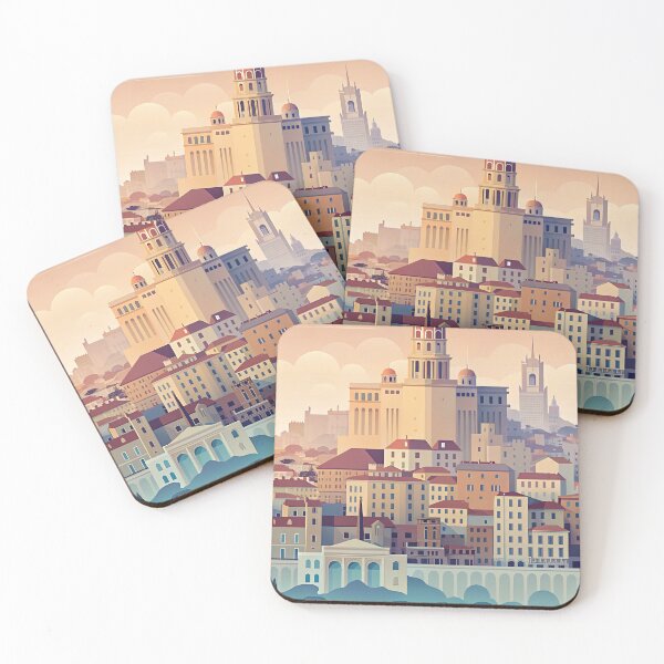 Item preview,  Minimalist skyline of Marseille designed and sold by paulrommer.