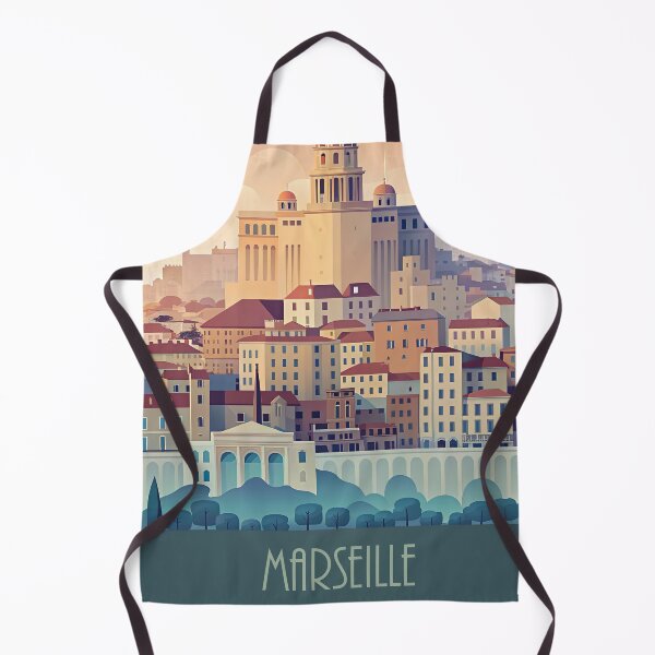 Item preview,  Minimalist skyline of Marseille designed and sold by paulrommer.