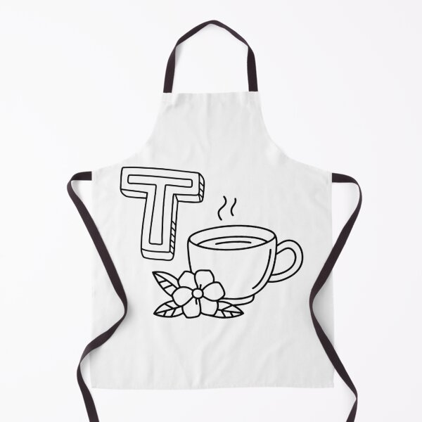 Item preview, Una ilustración de la letra T significa Té designed and sold by rasagamastore.