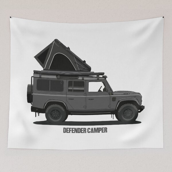 Item preview, Camper Defender Gray designed and sold by BronArtworks.