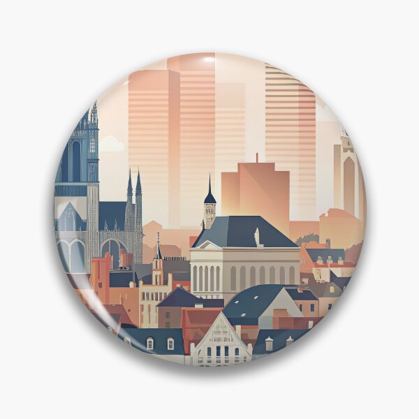 Item preview,   Minimalist skyline of Nantes designed and sold by paulrommer.