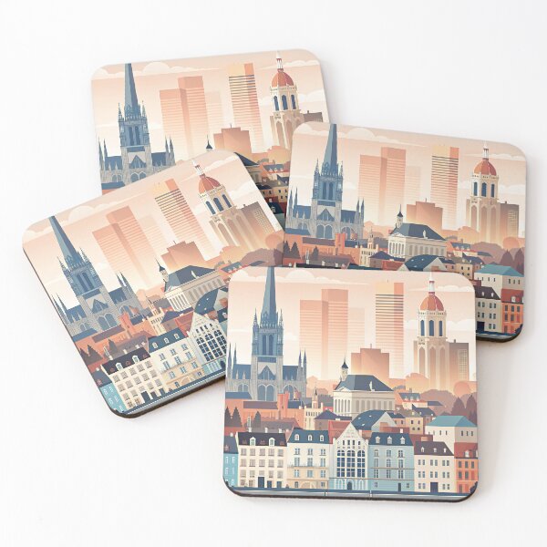 Item preview,   Minimalist skyline of Nantes designed and sold by paulrommer.