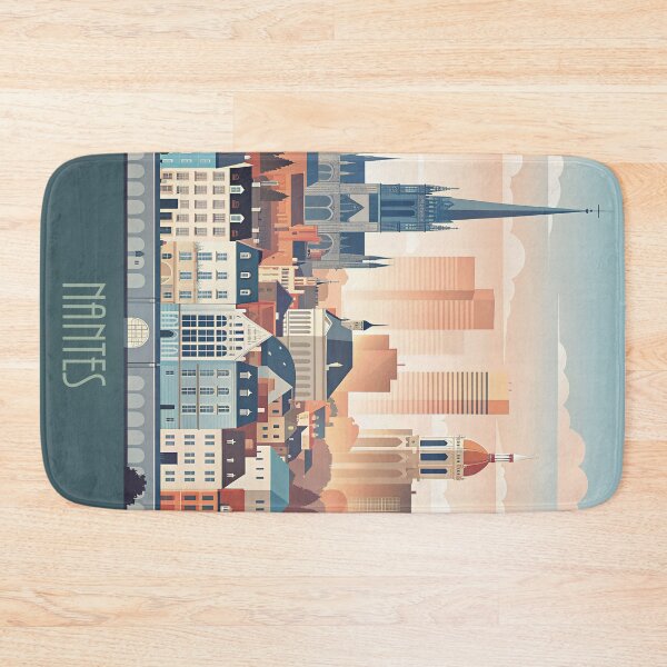 Item preview,   Minimalist skyline of Nantes designed and sold by paulrommer.