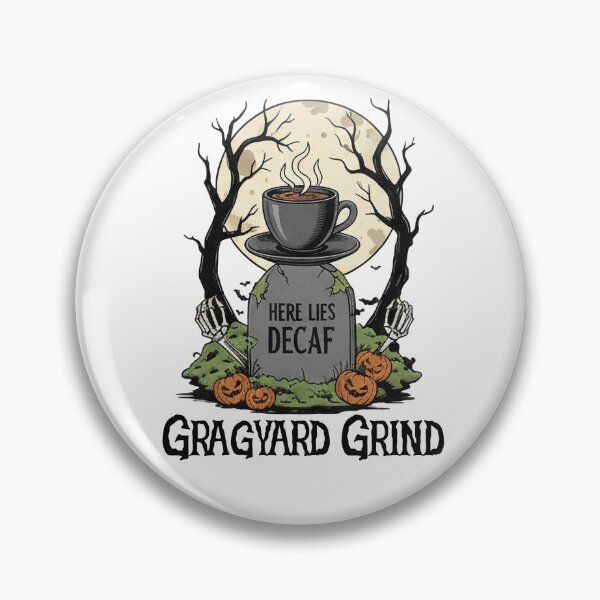 Item preview, Graveyard Grind – Bone-Roasted Espresso designed and sold by LaiThaiPatterns.