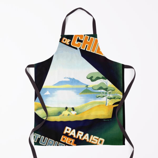 Item preview, Vintage Travel Poster | Southern Chile Tourism Art | Early 20th Century Style | Scenic Landscape & National Pride designed and sold by artofuniverse.