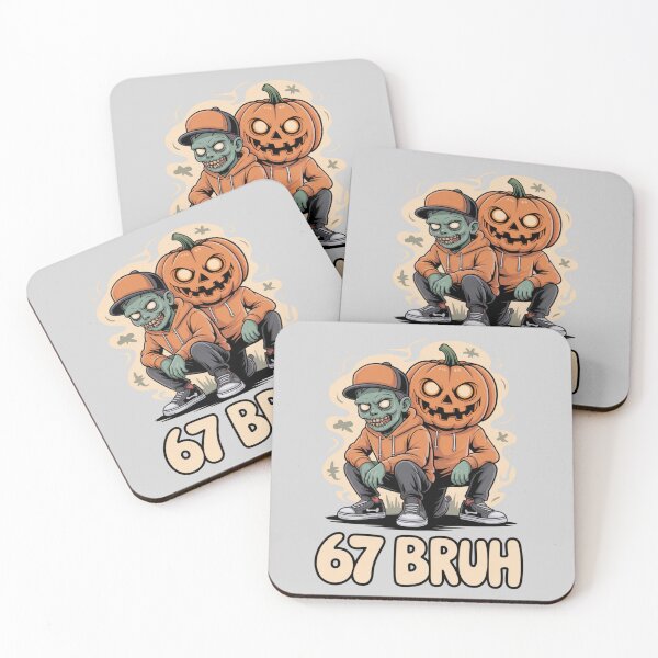 Item preview, 67 Halloween Bruh Zombie Pumpkin Meme Six Seven Slang Alpha designed and sold by Marpin91.
