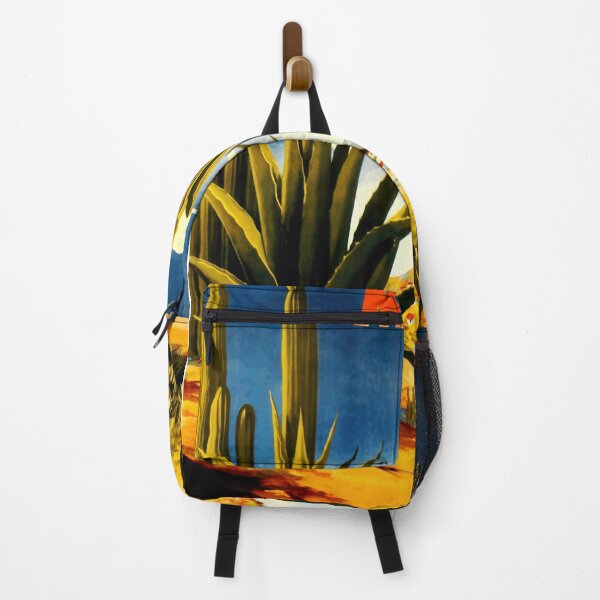 Item preview, Vintage Mexico Travel Poster Art | Mid-Century Tourism Wall Decor | Bold & Vibrant Retro Design with Agave Cacti designed and sold by artofuniverse.