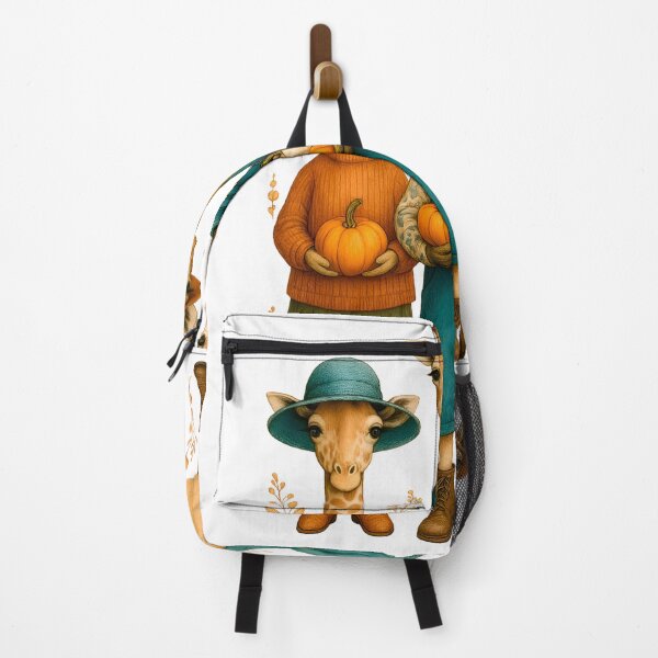 Item preview, Autumn Giraffes with Pumpkins designed and sold by LizaRancel.