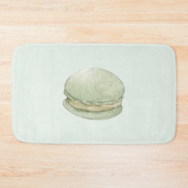 Item preview, Watercolor Simple Green Macaron – without any topping Illustration (Cutout) designed and sold by EmeraldeaArt.