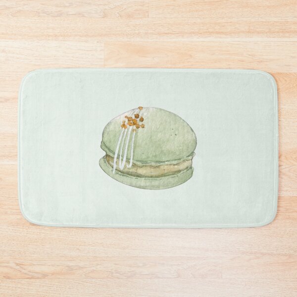Item preview, Green Macaron – Watercolor Dessert Illustration (Cutout) designed and sold by EmeraldeaArt.