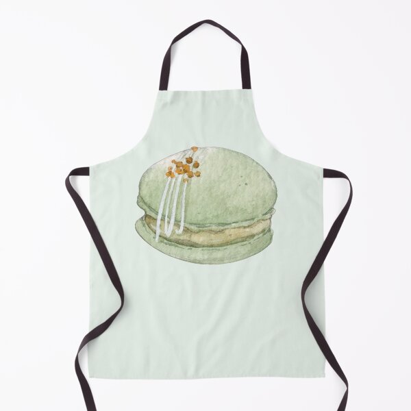 Item preview, Green Macaron – Watercolor Dessert Illustration (Cutout) designed and sold by EmeraldeaArt.