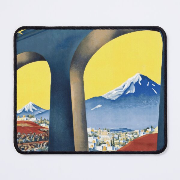 Item preview, Vintage Soviet Armenia Travel Poster | Art Deco Style | Industrial Progress & Cultural Pride | Train Viaduct Mountains designed and sold by artofuniverse.