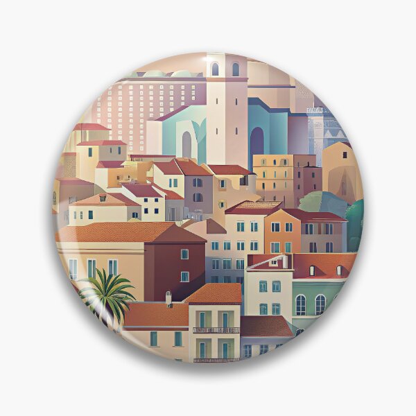 Item preview,   Minimalist skyline of Nice designed and sold by paulrommer.