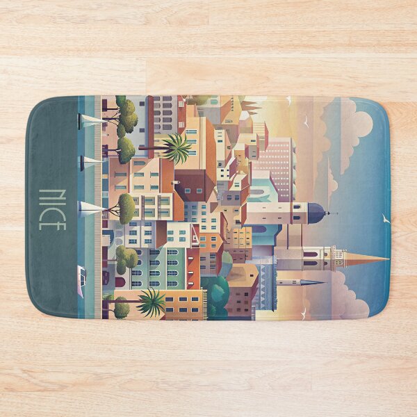 Item preview,   Minimalist skyline of Nice designed and sold by paulrommer.