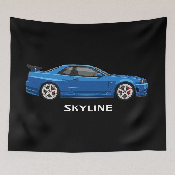 Item preview, Nissan Skyline GT-R34 Side designed and sold by BronArtworks.