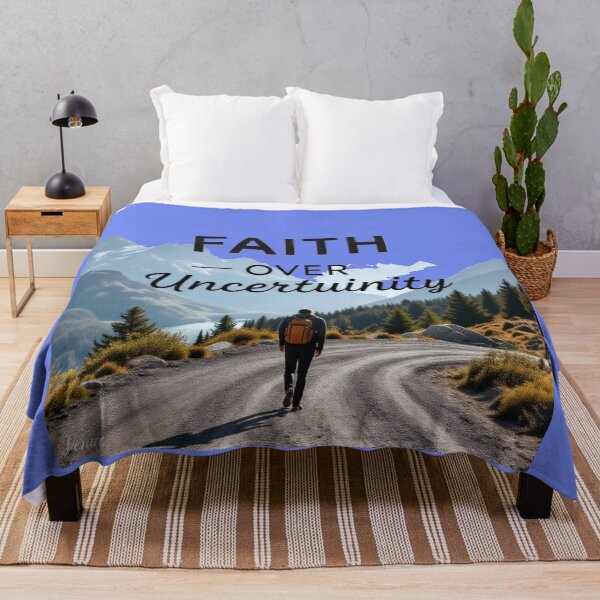 Item preview, Faith Over Uncertainty – Trust God Design,  designed and sold by PaintMeWorld.