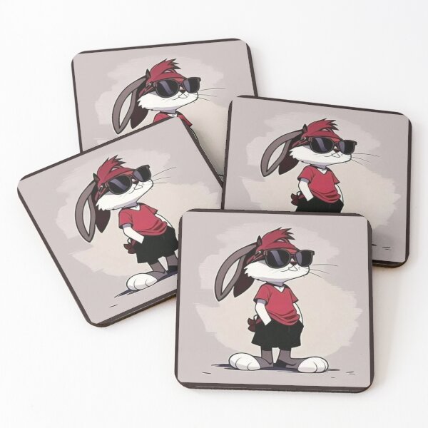 Item preview, Cool Rabbit Cartoon character Artwork  designed and sold by NivyasArtistry.