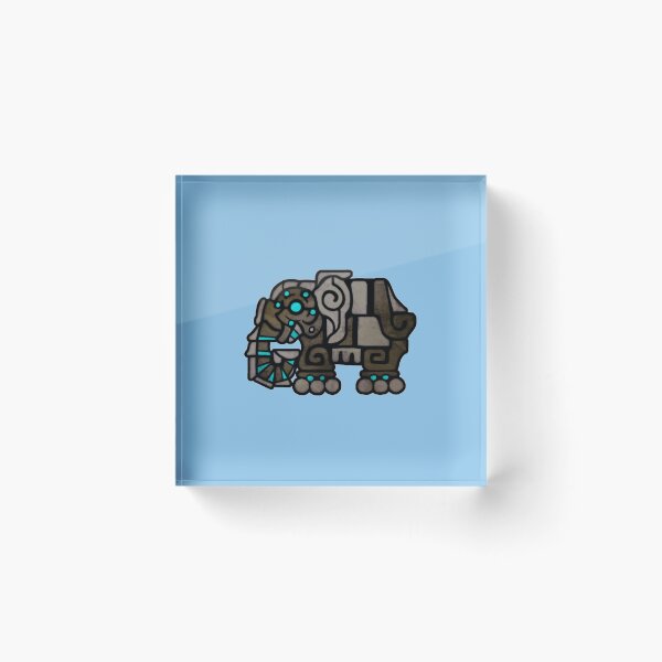 Item preview, Stained Glass Elephun Water Gun designed and sold by PixelsNotPens.