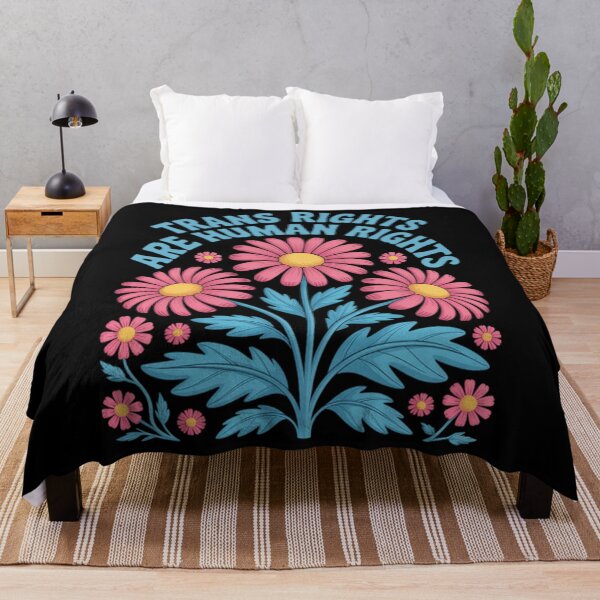 Item preview, Trans Rights Are Human Rights Floral Lgbtq Pride designed and sold by Patricsselin.