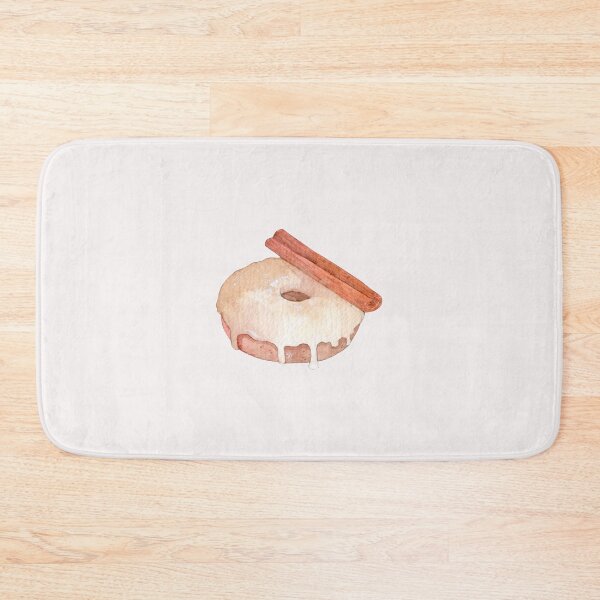 Item preview, Vanilla Dream Donut with Cinnamon Crown – Watercolor Dessert Illustration (Cutout) designed and sold by EmeraldeaArt.