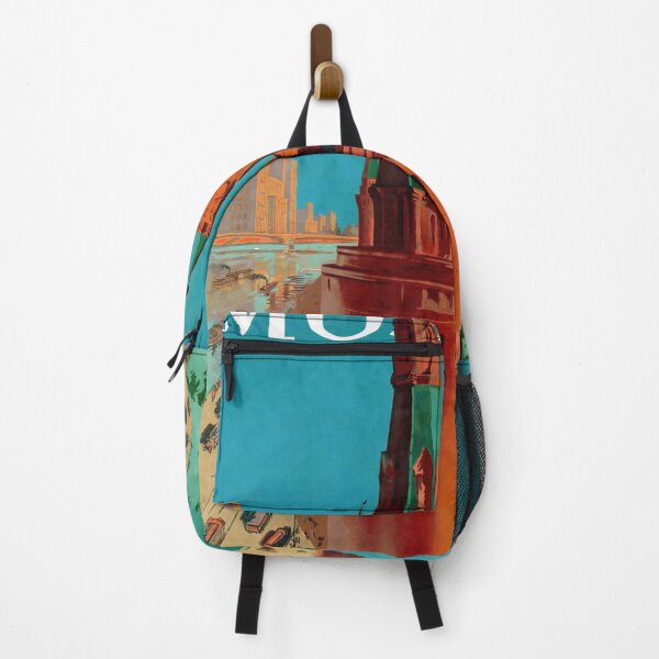 Item preview, Vintage Moscow Travel Poster | Soviet Era Art | Kremlin & Intourist Sightseeing | Mid 20th Century Constructivist Style designed and sold by artofuniverse.