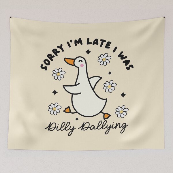 Item preview, Sorry i'm late i  was dilly dallying goose designed and sold by BrownHorse90s.