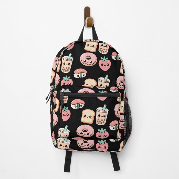 Item preview, Cute Kawaii Food Friends – Bubble Tea, Donut, Sushi, Strawberry & Toast designed and sold by graphicnew.