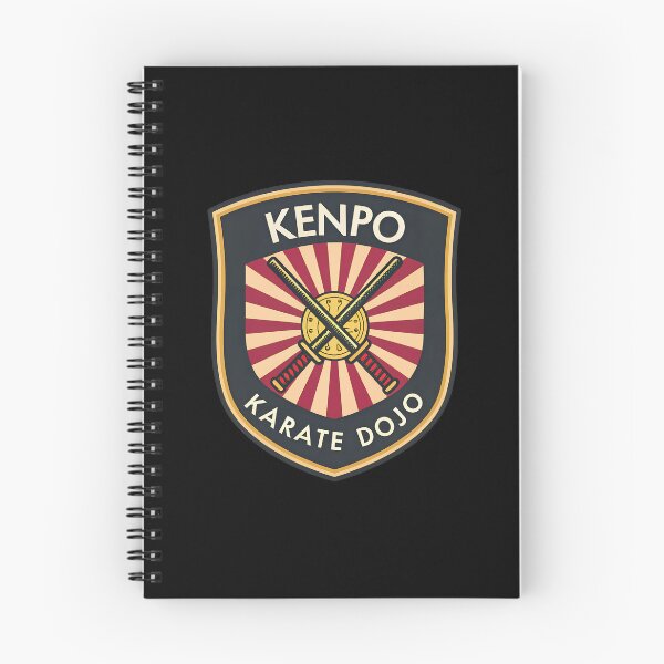 Item preview, Kenpo Karate Dojo Emblem – Rising Sun Martial Arts Shield Design designed and sold by VividOrganica.