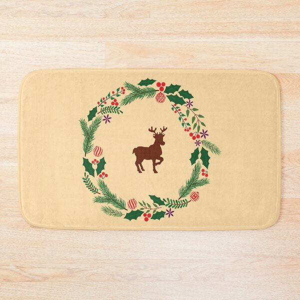 Item preview, Christmas wreath with reindeer. designed and sold by MiPa78.