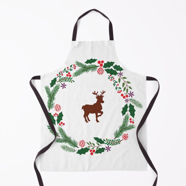 Item preview, Christmas wreath with reindeer. designed and sold by MiPa78.